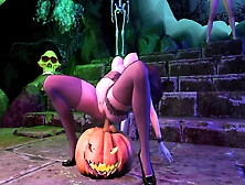 Aunt Cass Riding A Pumpkin Halloween Special - Short Clip