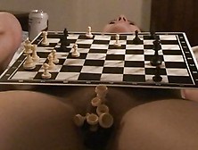 Chess Match On Her Hot Naked Body