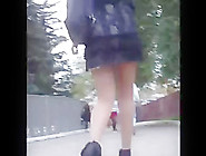Mini Skirt Walking