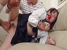 Asian Teen With Gag Fetish Walks In Public And Fucked