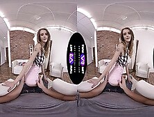 Adelle,  The Young And Perky Teen,  Dominates In Virtual Reality And Takes A Hard Cock
