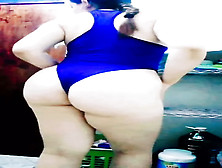 Sexy Mexican Milf Teen Takes Off Her Blue Bikini
