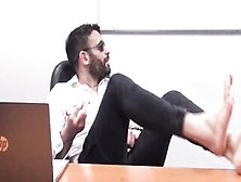 Your Alpha Heterosexual Boss Needs A Oral Sex,  Verbal Domination
