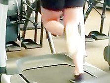 Candid Pawg In Gym Fasted Cardio