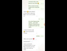 Cuck Scopre Tradimento Moglie Milf Zoccola Su Whatsapp Mentre Lei È Al Club Dialogo Italiano