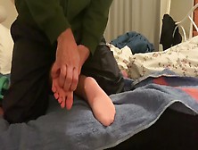 Tickling And Cumming On Girlfriends Tiny Teen Soles