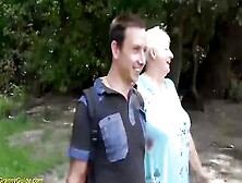 Big Titted Bbw Cougar Loves Stepson On Outside Beach