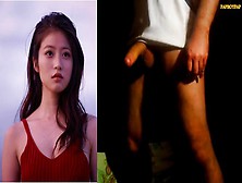 Beta Loser Stroking Penis On Thai Actress Mio Imada And Squirts Jizz On The Floor