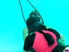 Athena Underwater Handjob