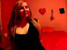 Sexy Blond With Fat Ass Sucks And Fucks Hard Cock For Money