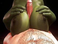Goblin Girl Boobjob - 3D Porn Short Clip