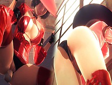 [Guilty Gear Strive] Passionate Sex With I-No (3D Porn 60 Fps)