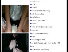 Horny Asian Omegle Teen Dressed As Maid