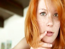 Stunning Red-Haired Teenage Girl Mia Sollis