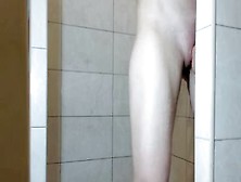 I Spy On Sister In The Shower While She Is Masturbating Pussy With A Dildo