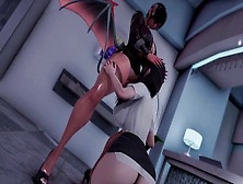 Sexy Boss Futa Succubus Fuck A Assistant For Bad Work [Hentai 3D]