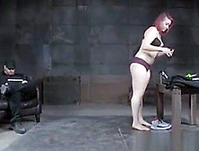 Pierced Sub Tiedup And Spanked With Belt