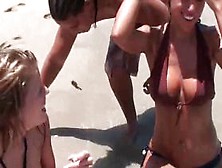 Hot Girls Picked Up At The Beach And Fucked