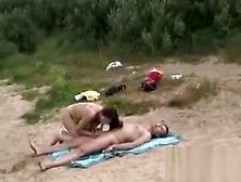 Public Nudist Sex With My Busty Wife