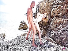 Blonde Mature Louise Du Lac Rough Cheating Anal Beach Sex
