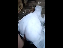 Fucking Frosty The Snowman’S Whore Before She Melts From My Fine Penis!