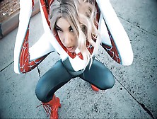 Web My Sticky Womb | Spider Gwen - Hd Mp4