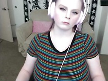 Gamer Girl With Massive Boobs Plays Fortnite