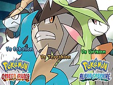 Pokémon Omega Ruby/alpha Sapphire - Battle! Cobalion/virizion/terrakion