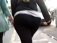 Big Butt Chubby Girl Public Walking