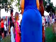 Fawg In A Blue Dress (Candid Video)