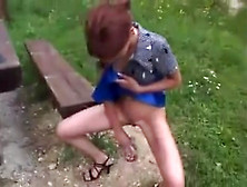 Piss And Enema Outdoor
