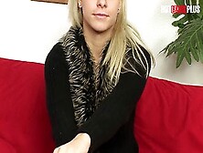 Hungarian Blonde Babe Drilled Deep In Hot Threesome Audition