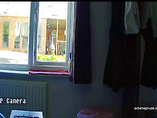 Voyeur – Our Danish Mom Naked In Front Of The Window