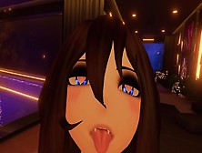 Mute Nympho Blows Your Rod And Fucks You Wildly Until She Orgasm In Vrchat.