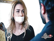 Armenian Woman Tape Gagged And Blindfolded
