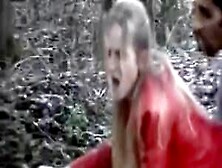 Sweet Blonde Fucked In The Forest