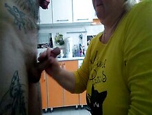 Mother-In-Law Again Frees My Balls From Cum With A Blowjob
