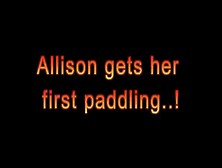 Allison Get Her First Paddling.. !