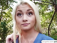 Beautiful Russian Nurse Shows Tits And Have Hardcore Sex In Public