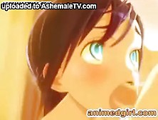 Cute Hentai Girl Gets Fucked By A Shemale