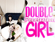 Naughty Julia In Double Penetration Girl - Ffstockings