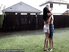Romantic Sex Under The Rain In Texas