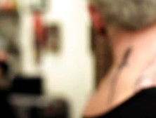 Sara X Gets Her Throat Tattooed With Carl Fuchs At Red 5 Tattoo
