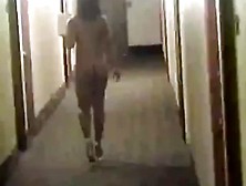 Naked Girl Hallway Dare