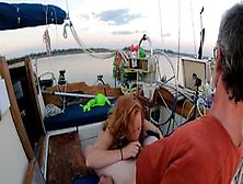 Amateur Porn Babe Lap Dance And Blowjob On Yacht Part1