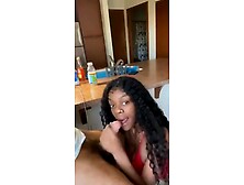 Ebony Teen Sucks Bbc Like A Pro