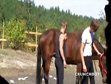 Amazing Bareback Orgy With Straight Boys At The Farm Outdoors