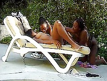 Ebony Chicks Are Doing Each Others Pussies With Dildos
