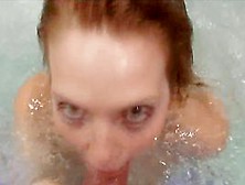 Check Out Electra Angel In Her Underwater Hot Tub Rub Down