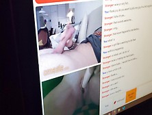 Wife Makes First Time Young Stranger Guy Cum Online On Omegle